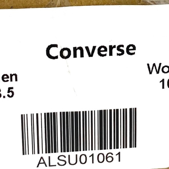 Converse Ctas High Top Canvas White Women's Size Sneakers Custom 172289C-WTBLGR - Picture 9 of 10